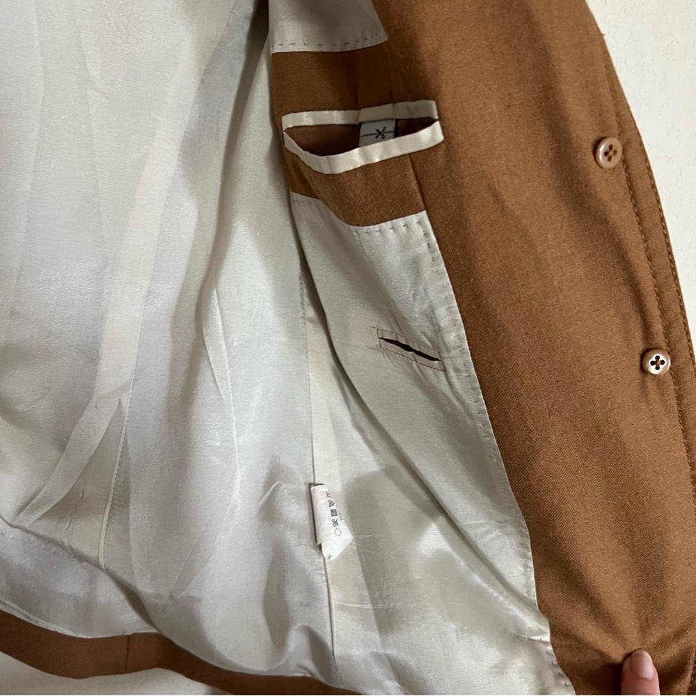J Crew camel wool schoolboy blazer - Picture 6 of 9